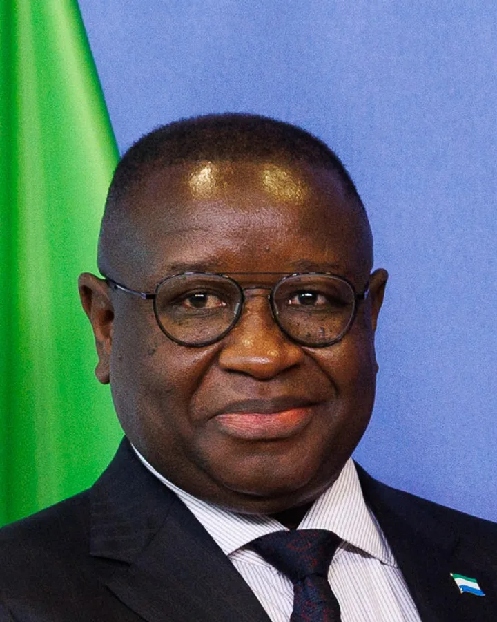 Portrait of Julius Maada Bio