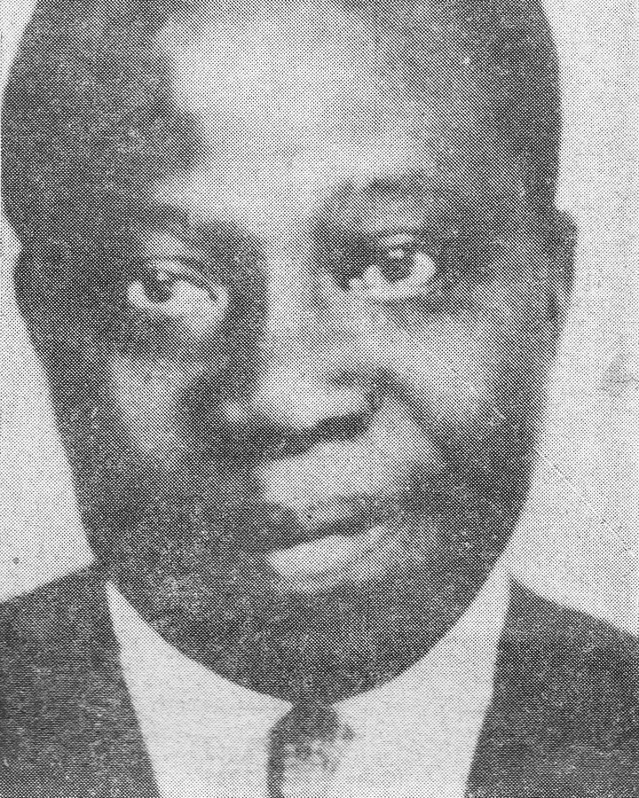 Portrait of Barthélemy Boganda