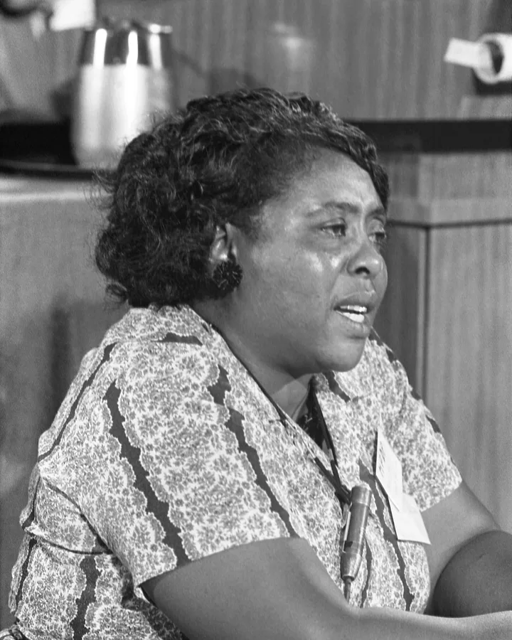Portrait of Fannie Lou Hamer