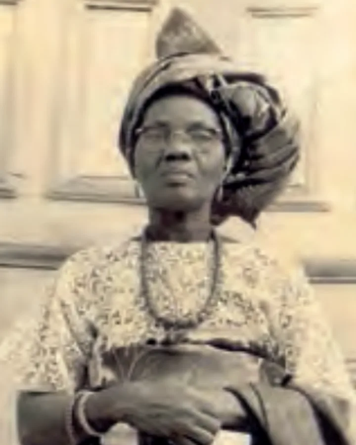 Portrait of Funmilayo Ransome-Kuti