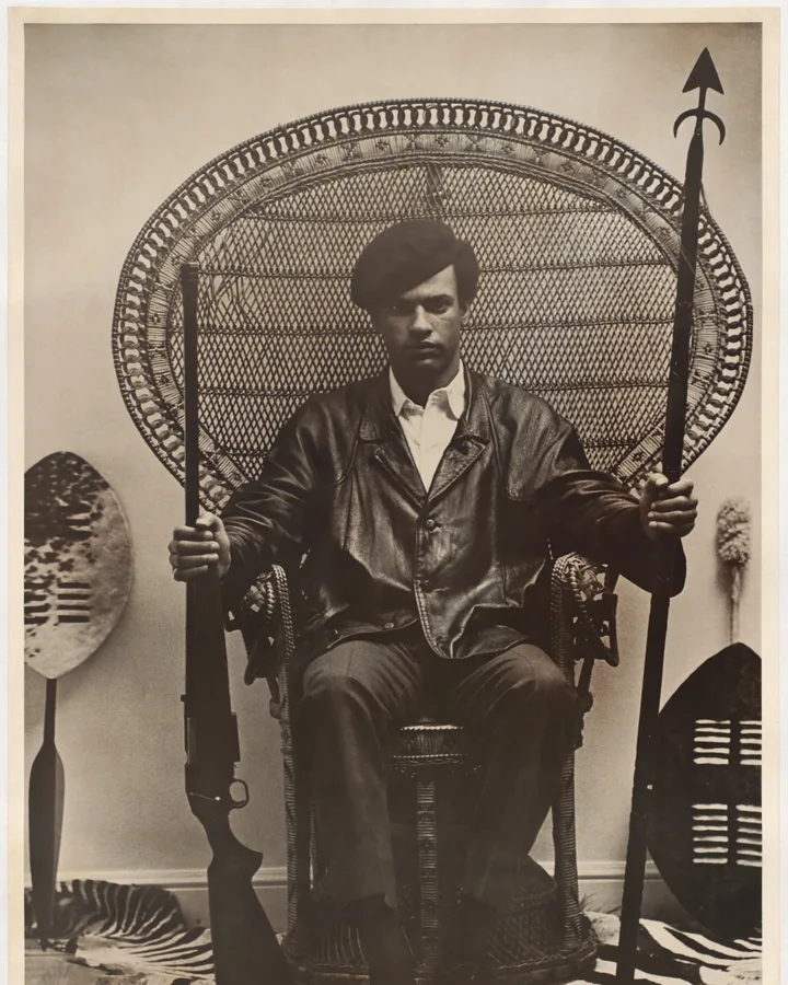 Portrait of Huey P. Newton