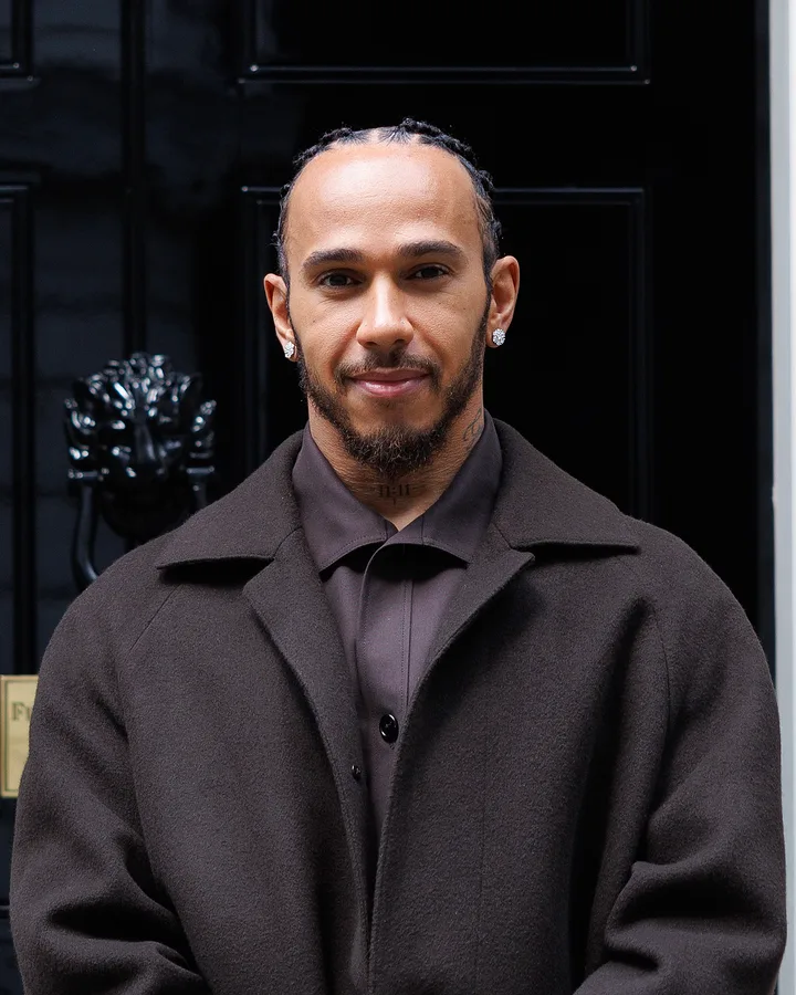 Retrato de Lewis Hamilton