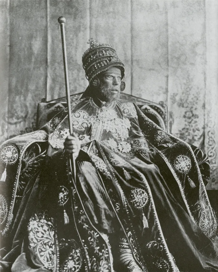 Portrait of Menelik II