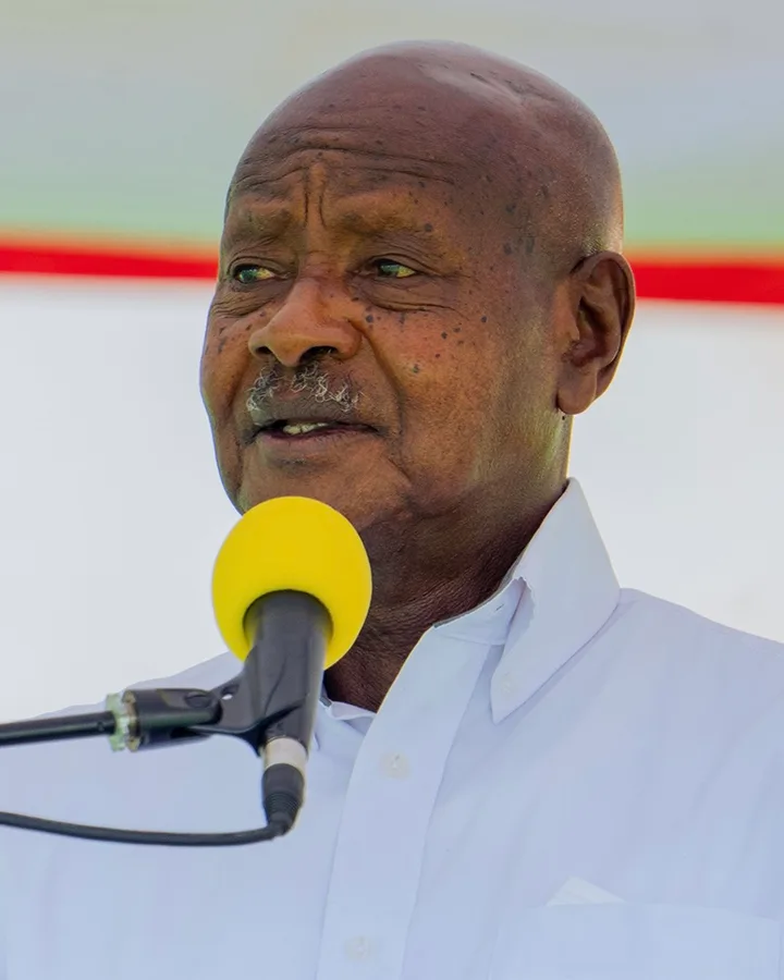 Portrait of Yoweri Museveni