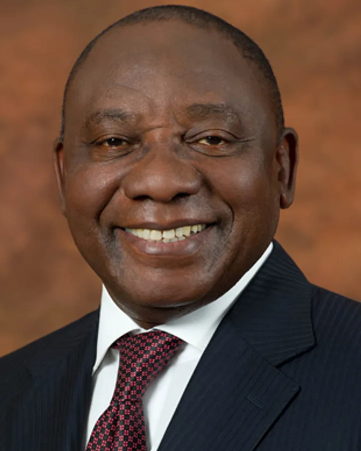 Portrait of Cyril Ramaphosa