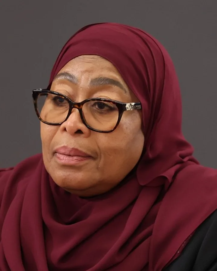 Portrait of Samia Suluhu Hassan